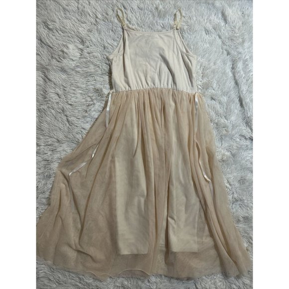 Zunie Girls Light Pink Any Occasion Sleeveless Size 16 Tulle Mesh Princess Dress - Picture 4 of 4